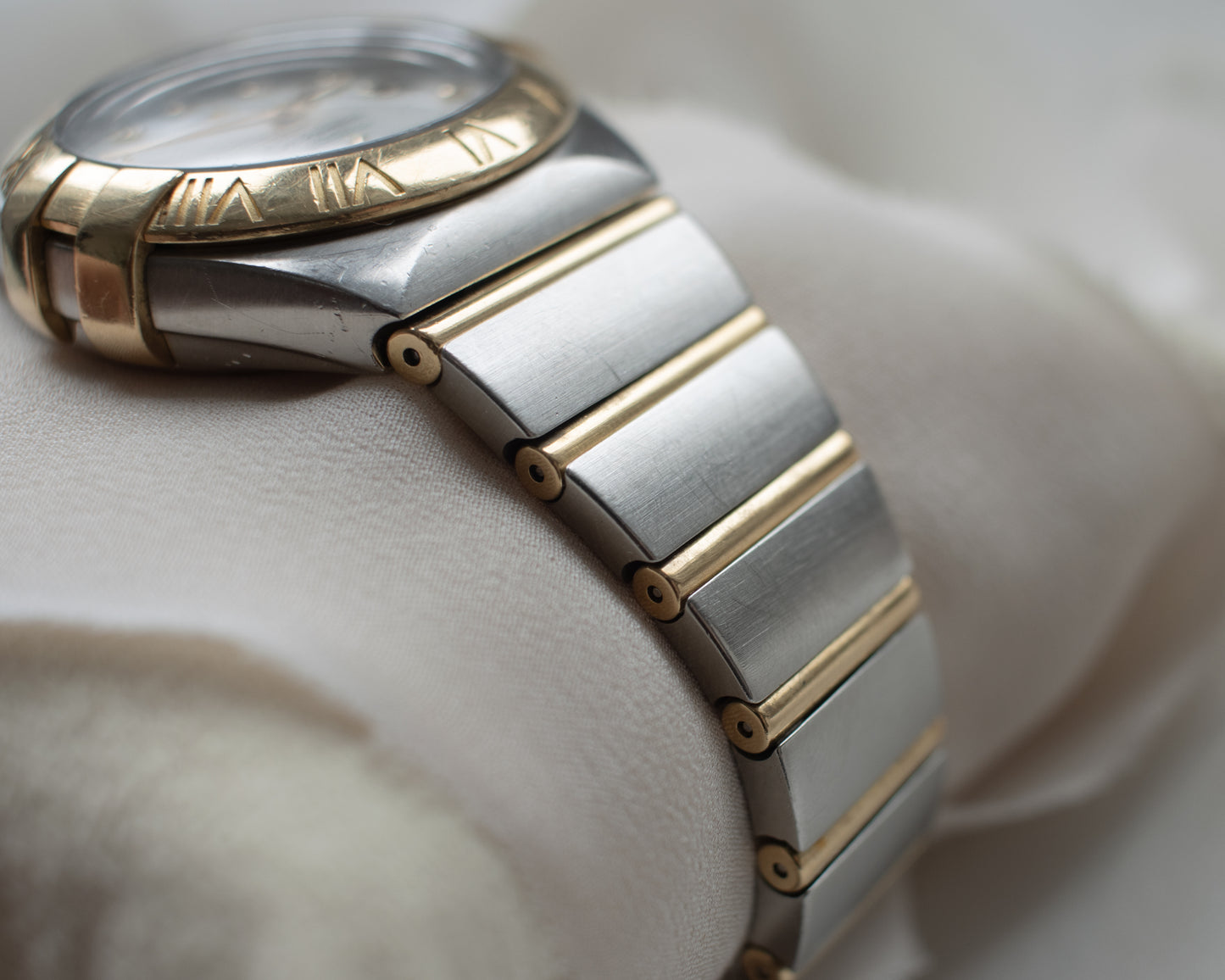 Omega Constellation Co-Axial 18ct Gold & Steel Diamond Watch | 31mm