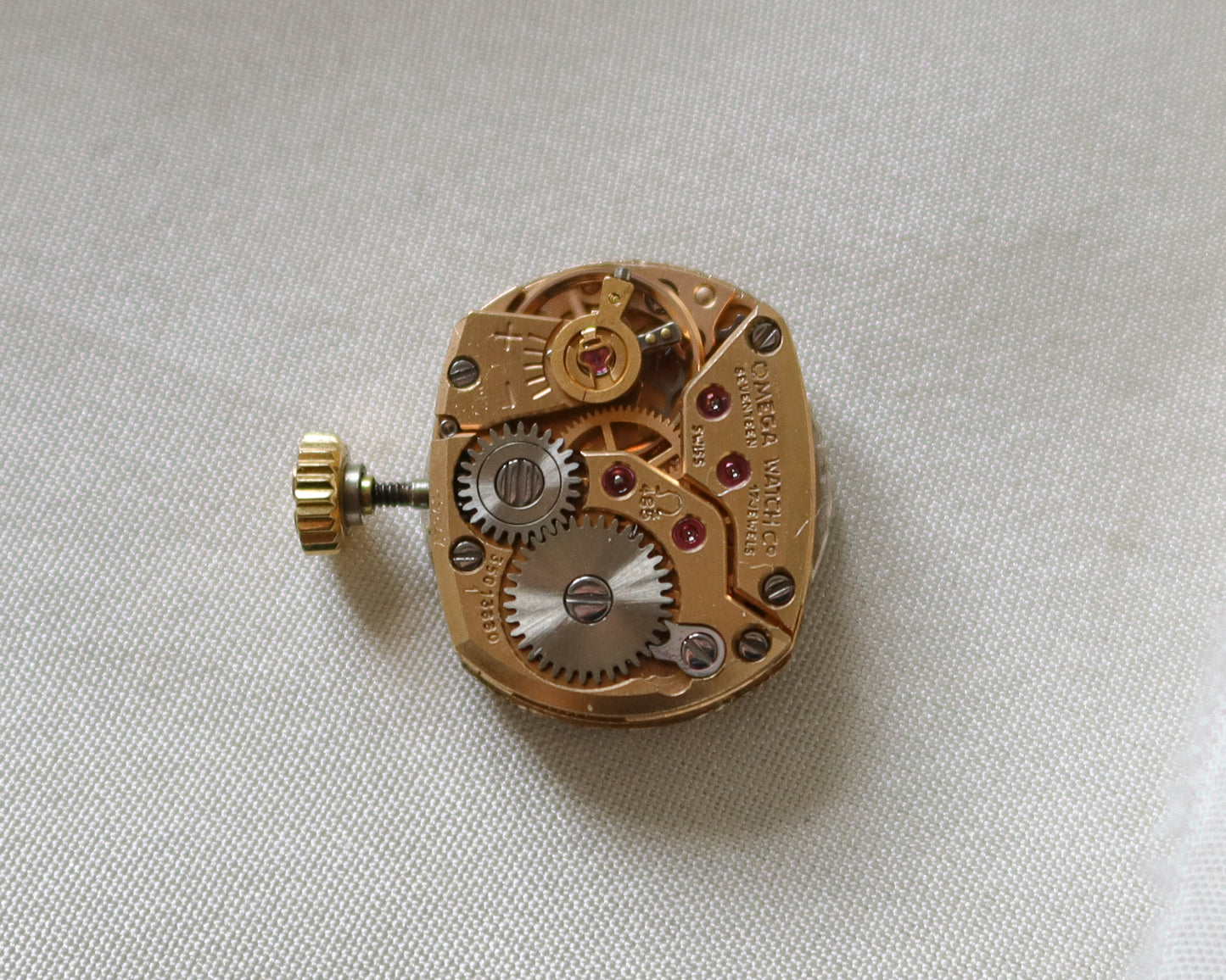 9ct yellow gold 70's Omega ladies watch