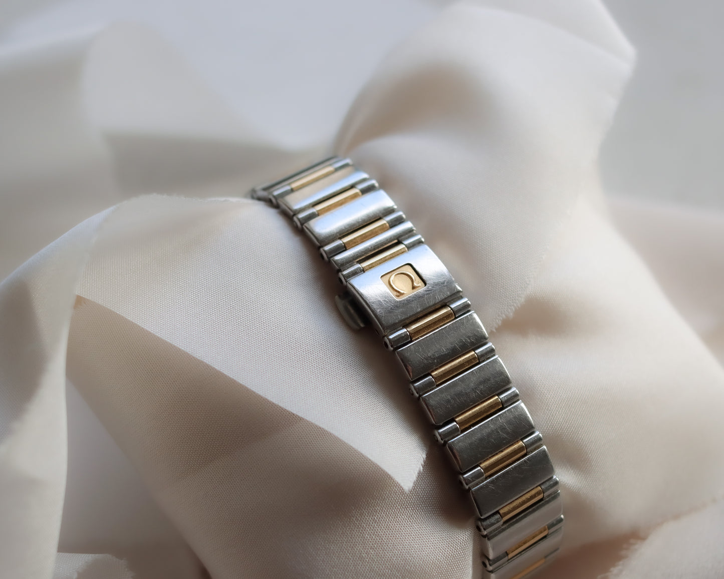 Omega Constellation Ladies’ Bimetal Diamond Watch – 2001