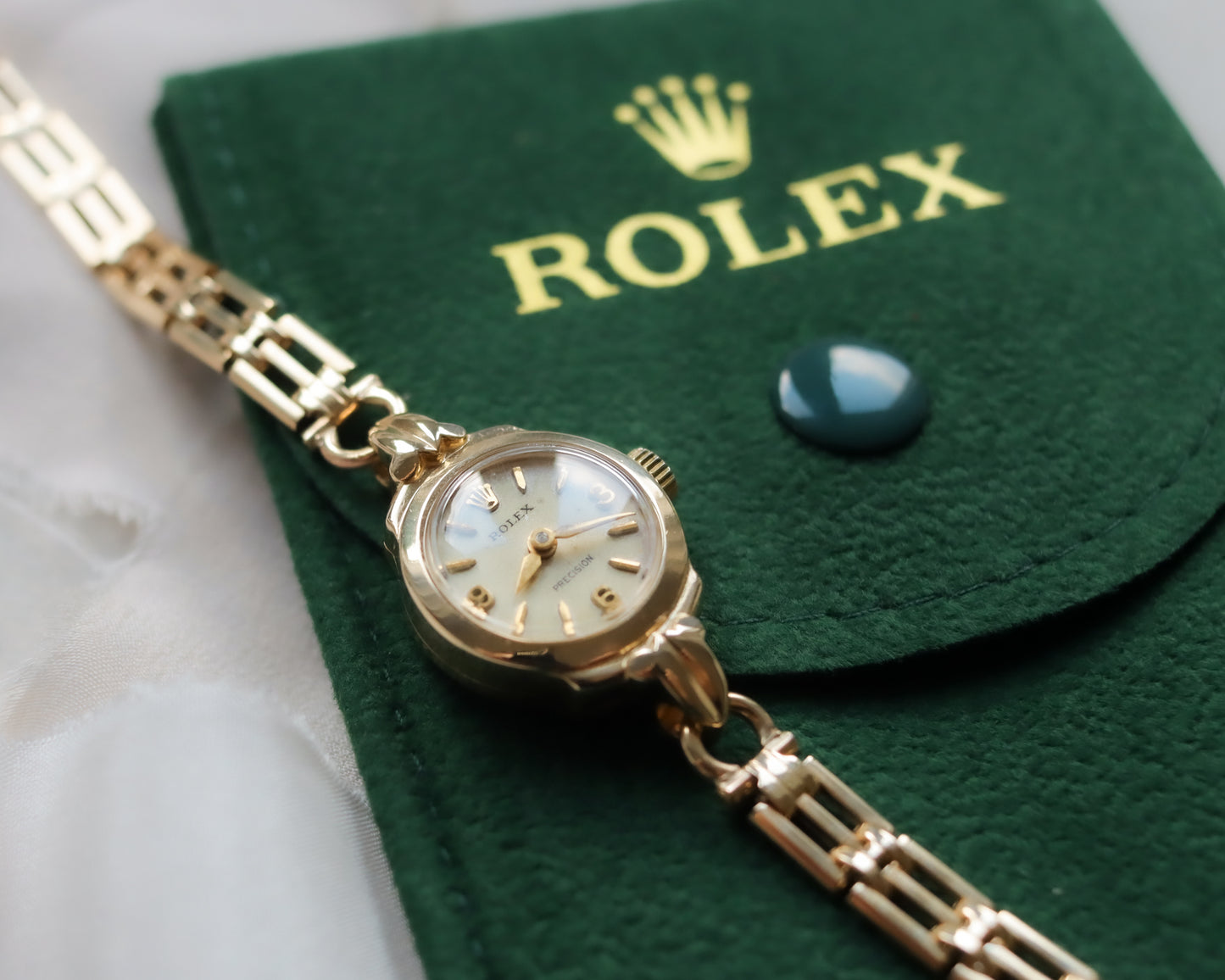 Vintage Rolex Ladies’ 9ct Gold Wristwatch - c. late 1940