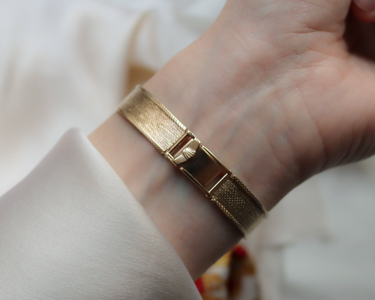 Vintage Rolex Precision Ladies’ 9ct Gold Bracelet Watch 1965