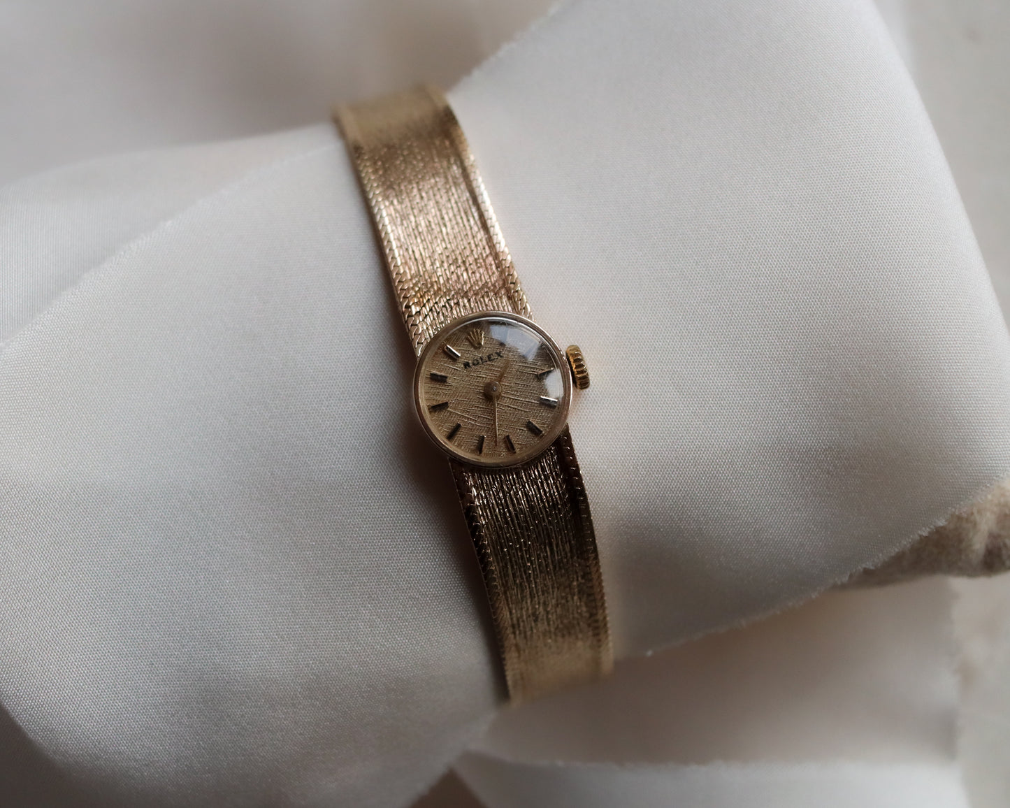 Vintage Rolex Precision Ladies’ 9ct Gold Bracelet Watch 1965