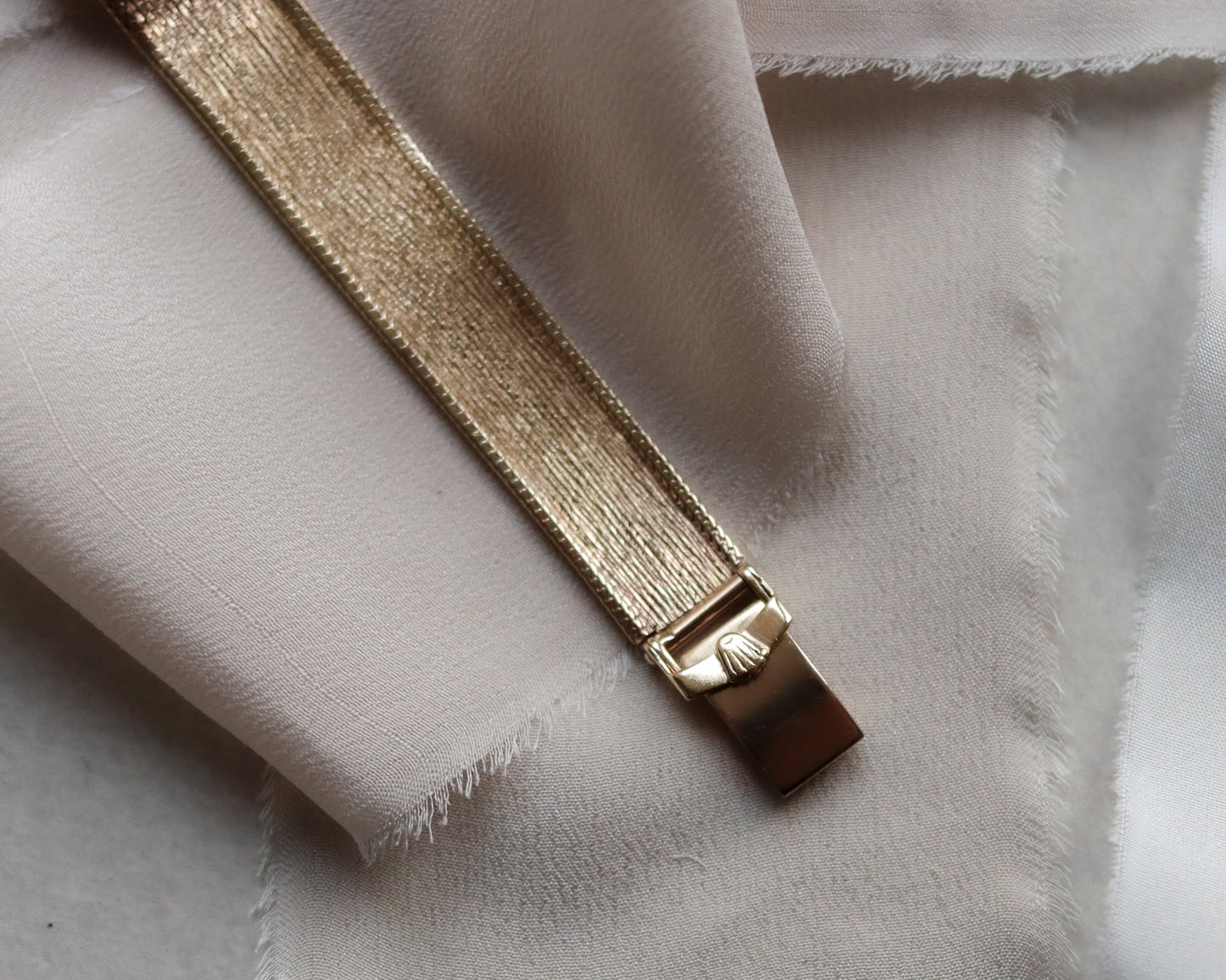 Vintage Rolex Precision Ladies’ 9ct Gold Bracelet Watch 1965