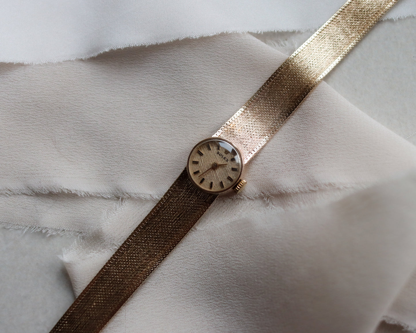 Vintage Rolex Precision Ladies’ 9ct Gold Bracelet Watch 1965