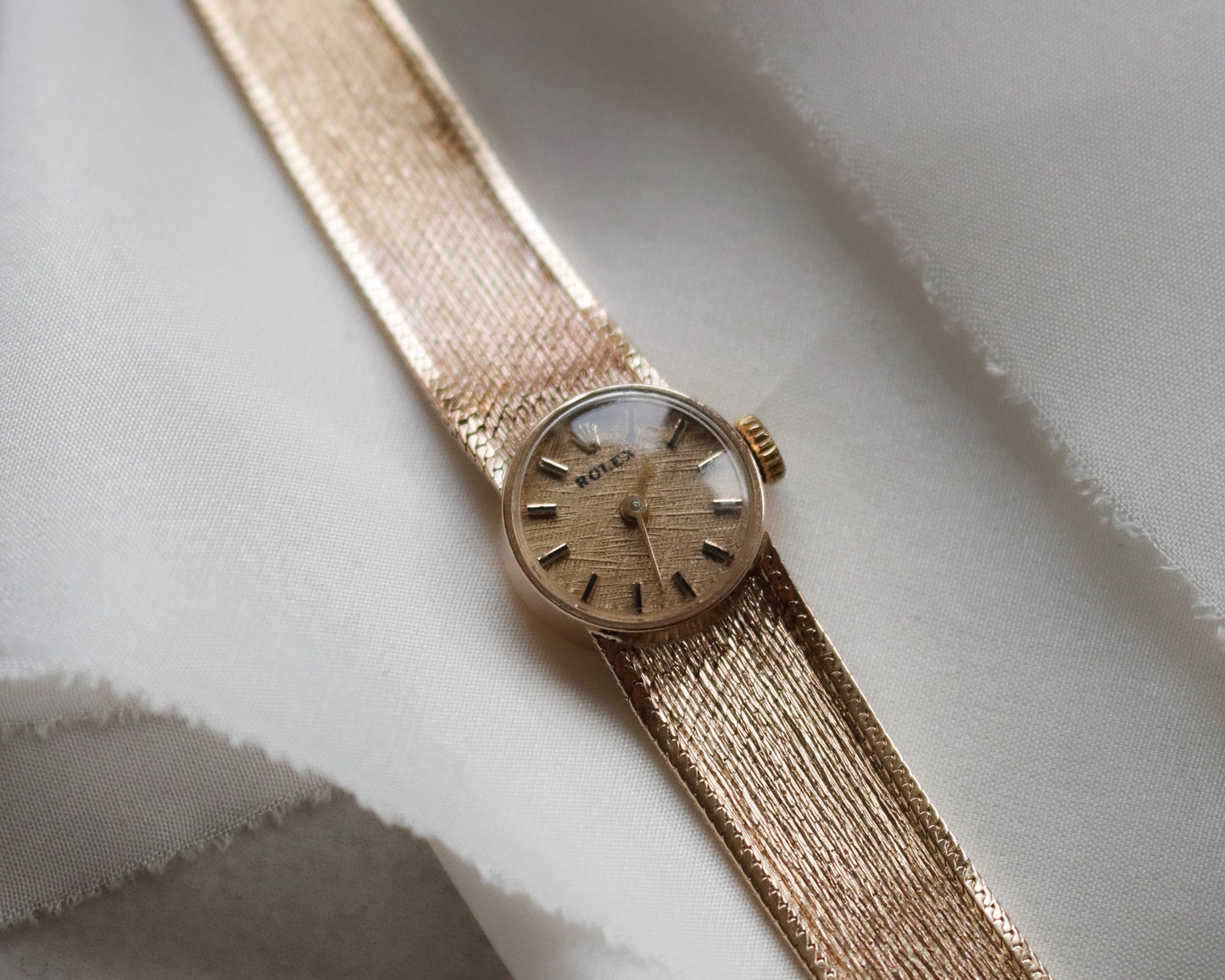 Vintage Rolex Precision Ladies’ 9ct Gold Bracelet Watch 1965