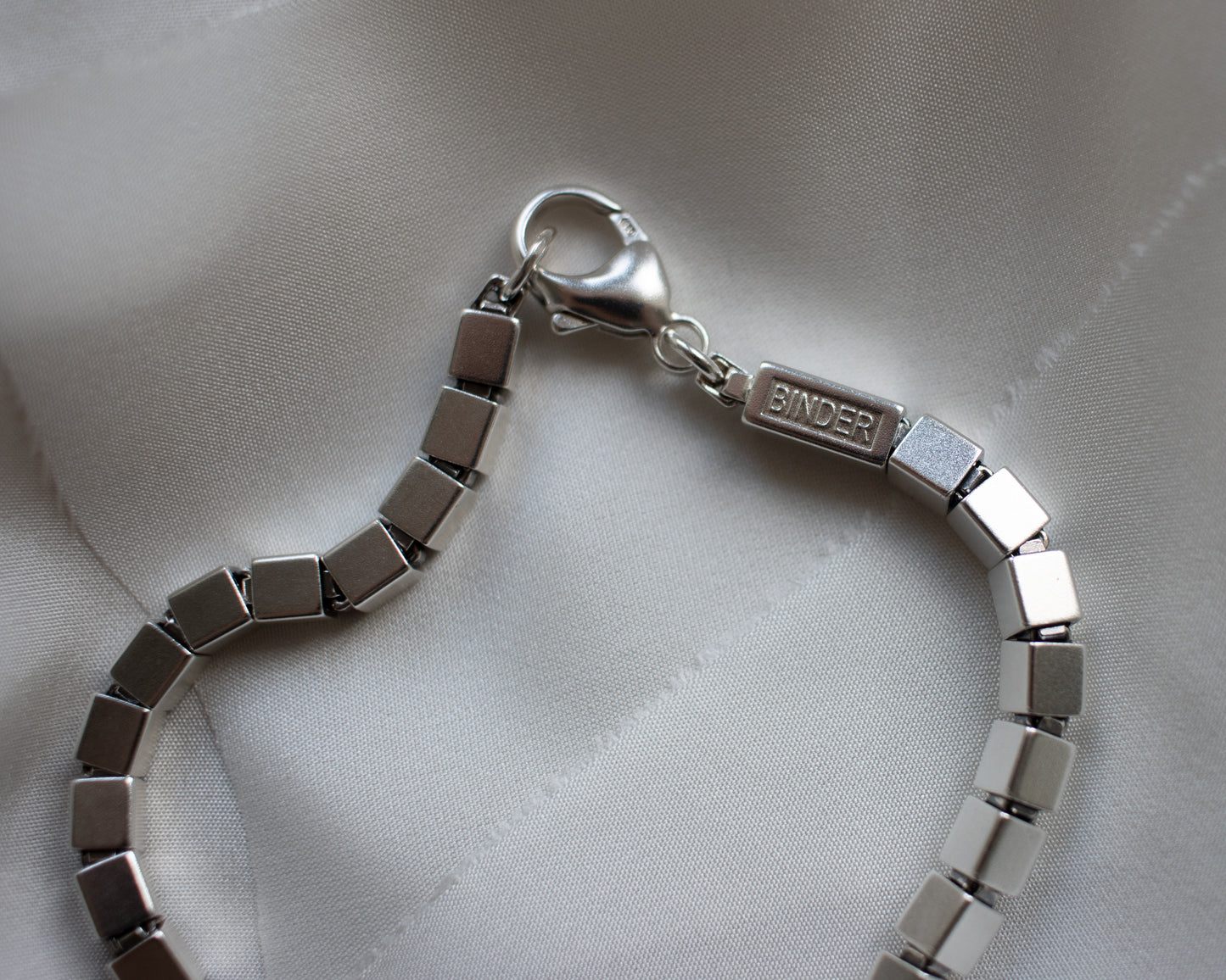 Sterling Silver Fancy Box Link Necklace – Binder