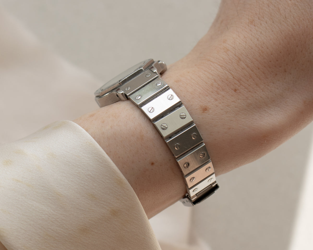 Vintage Cartier Santos Octagon Stainless Steel Automatic Ladies Watch | Late 1980s