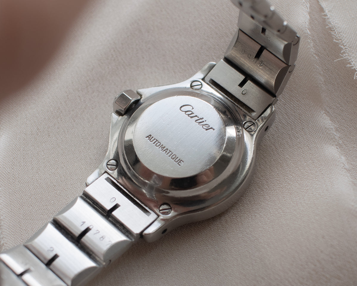 Vintage Cartier Santos Octagon Stainless Steel Automatic Ladies Watch | Late 1980s
