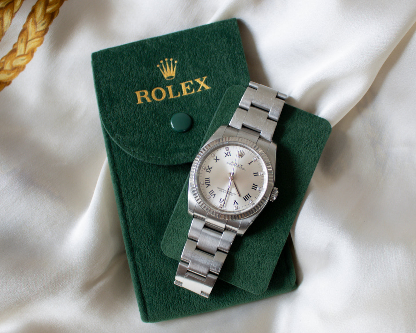 Rolex Oyster Perpetual 36 Ref. 116034 – Factory Diamond Dial – Circa 2007