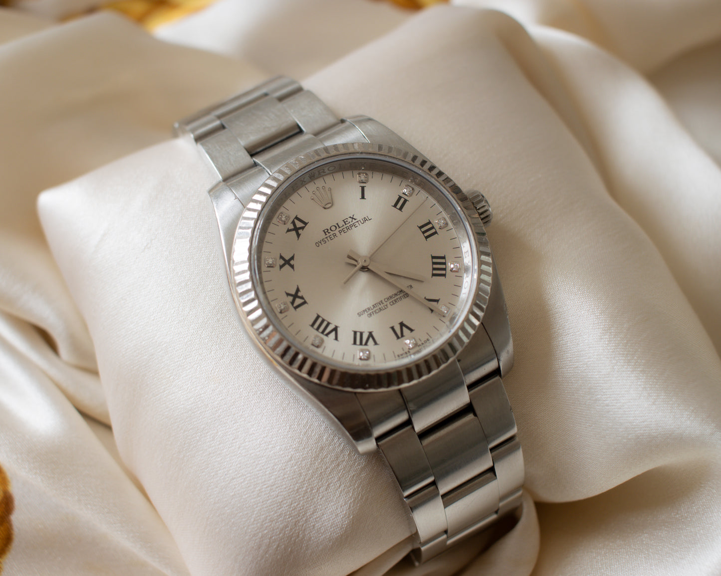 Rolex Oyster Perpetual 36 Ref. 116034 – Factory Diamond Dial – Circa 2007