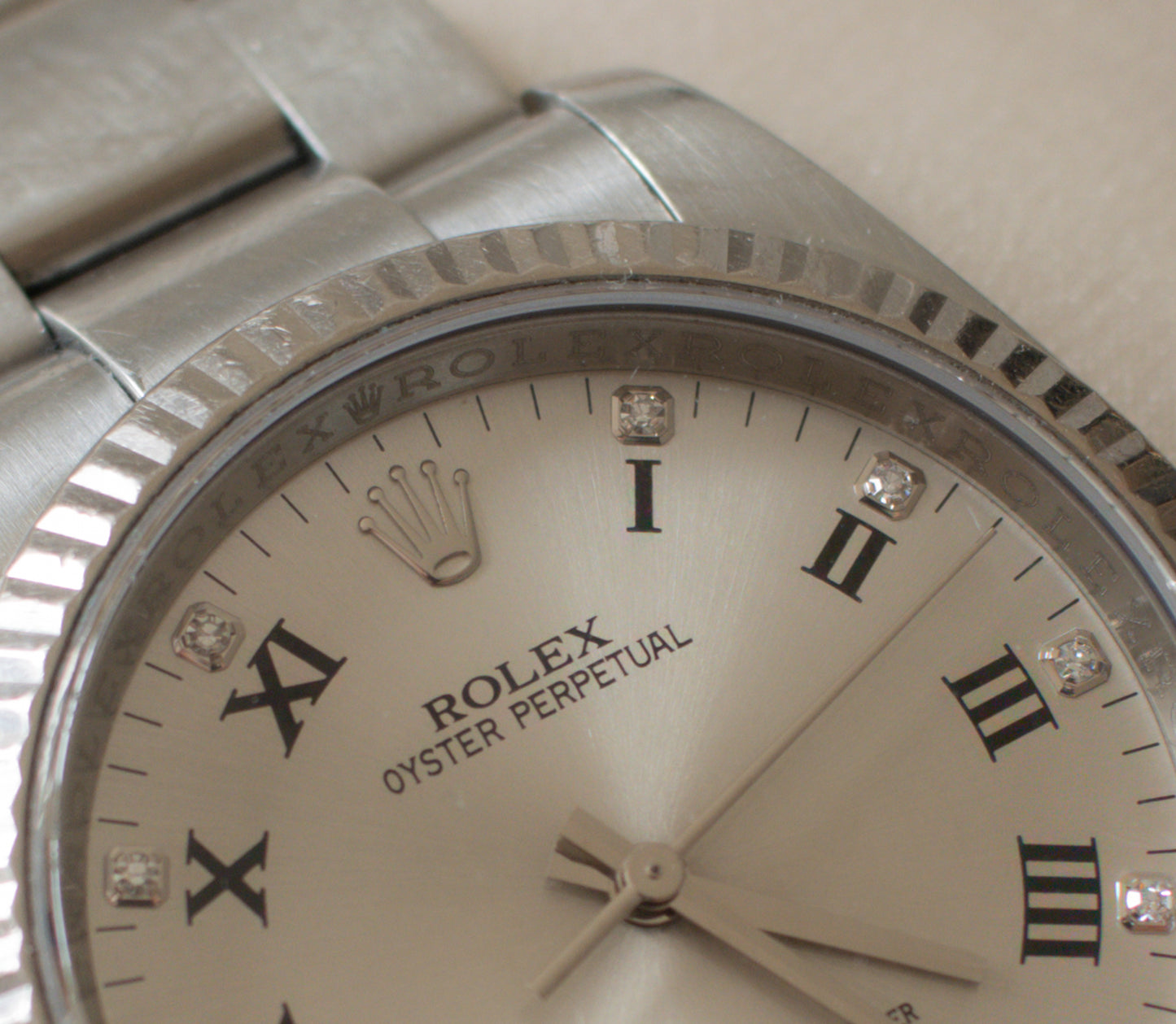 Rolex Oyster Perpetual 36 Ref. 116034 – Factory Diamond Dial – Circa 2007