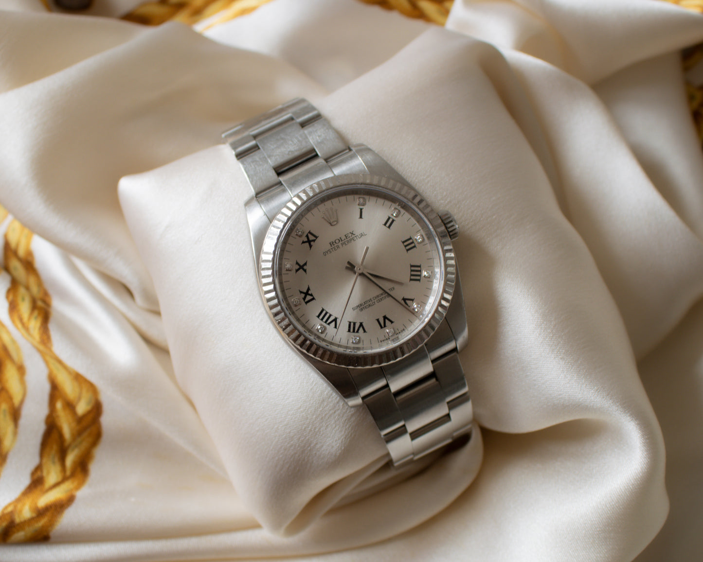 Rolex Oyster Perpetual 36 Ref. 116034 – Factory Diamond Dial – Circa 2007